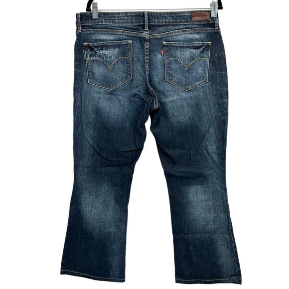 Levi's Bold Curve Skinny Boot Jeans Size 34 - Picture 4 of 7